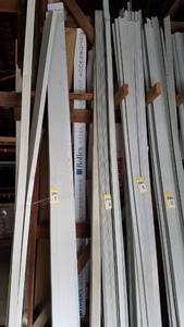 lot 565 image: (22) White 4 Fascia,  (3) Finish Edge and (11) Drip edge