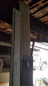 lot 584 image: Pile of Misc Aluminum Soffit