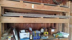 lot 286 image: (4) 38 Sheetrock  4x8 and (1) 38  54 x 8