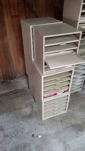 lot 310 image: Lot of 6 Parts Cabinet Drawers