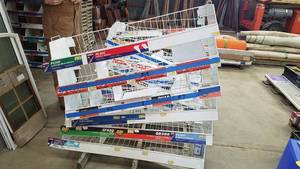 lot 312 image: Lot of 6 Wall Mount Parts Bins