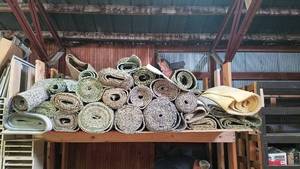 lot 317 image: Huge Lot of Carpet Pad Rolls