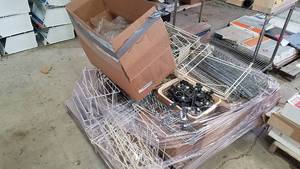 lot 316 image: Pallet Lot of Store Fixture Hangers and More