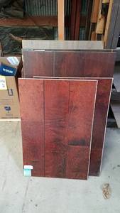 lot 323 image: (13) Sample Wood Tongue and Groove Flooring Panels