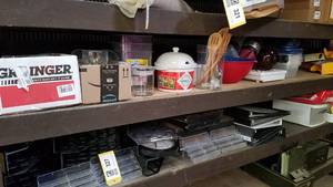 lot 325 image: Large Lot of Glasses, Tobasco Pot and More