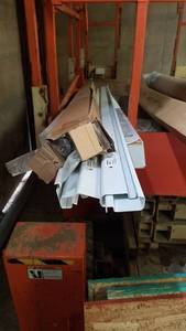 lot 336 image: Large Lot of Closetmaid Closet Poles, Brackets and More