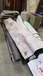 lot 339 image: Huge Pallet Lot of Carpet and Vinyl Flooring Remnants
