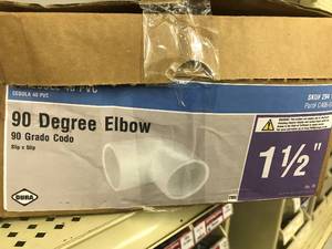 Schedule 40 PVC 90 Elbow