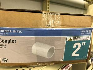 Schedule 40 PVC Coupler