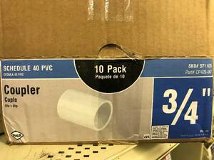 Schedule 40 PVC Coupler