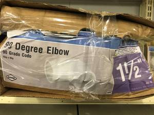 Schedule 40 PVC, 90Elbow