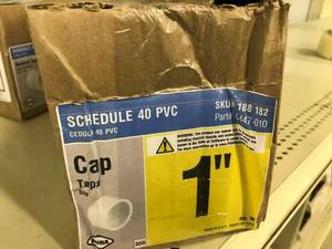 Schedule 40 PVC Cap