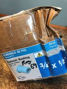 Schedule 40 PVC, Reducer Bushing