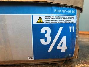 Schedule 40 PVC, 34 Coupler