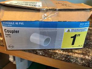 Schedule 40 PVC, Coupler