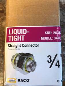 Straight Connector 34