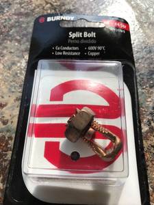 Burndy Split Bolt