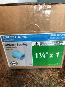 Schedule 40 PVC, Reducer Bushing