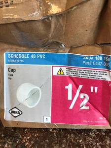 Schedule 40 PVC, 12
