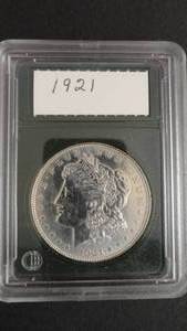 lot 12 image: 1921 Morgan Silver Dollar