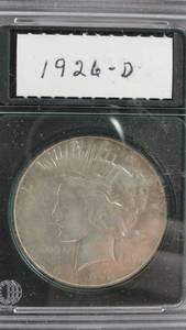 lot 20 image: 1926d Peace Silver Dollar