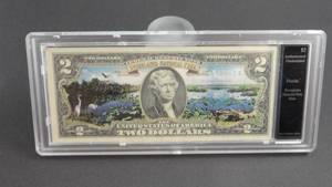 lot 39 image: $2 Authenticated Uncirculated