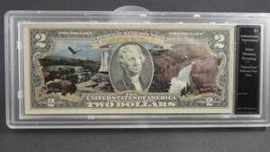 lot 40 image: $2 Authenticated Uncirculated