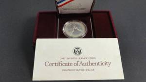 lot 48 image: 1988 Proof Silver Dollar