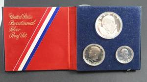 lot 52 image: Us Bicentennial Silver Proof Set