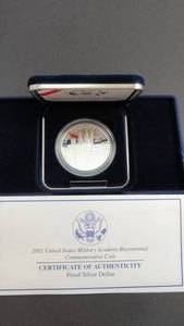 lot 53 image: 2002 Proof Silver Dollar
