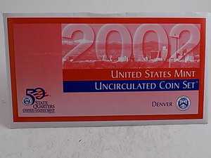 lot 110 image: 2002 US Mint Uncirculated 10 Coin Set Denver Mint