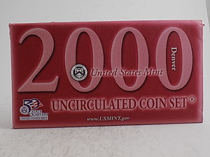 lot 117 image: 2000 US Mint Uncirculated 10 Coin Set Mint D