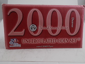 lot 119 image: 2000 US Mint Uncirculated 10 Coin Set Mint D