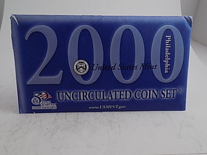 lot 120 image: 2000 US Mint Uncirculated 10 Coin Set Mint P