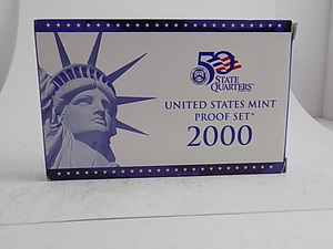 lot 130 image: 2000 US Mint Proof 10 Coin Set Mint S