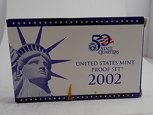lot 131 image: 2002 US Mint Proof 10 Coin Set  Mint S   With Certificate of Authenticity