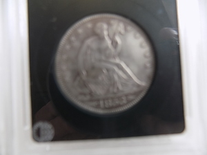 lot 137 image: 1853 Seated Liberty Half Dollar