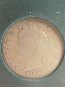 lot 150 image: 1885 V Nickle