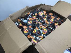 Case of Lays Barbecue Flavored Chips