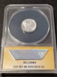 1924 MERCURY DIME AU53 ANACS