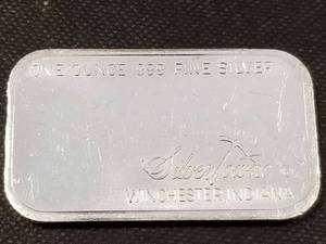 1 TROY OZ. .999 FINE SILVER BAR VINTAGE SILVERTOWNE STAGE COACH