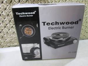 lot 32 image: TechWood Electric Burner Unopened  ...