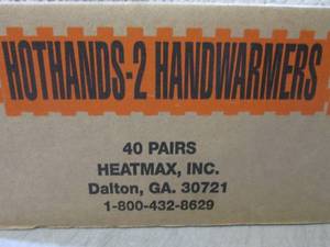 lot 50 image: Box of 40 Pairs of HotHands-2 Hand ...
