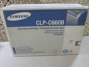 lot 63 image: Samsung CLP-C660B Cyan Toner Cartri...