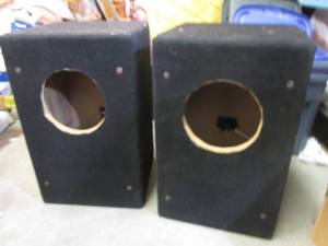 lot 99 image: Pair of Speaker Cabinet Enclosures ...