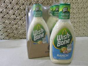 lot 114 image: 6 Bottles of Wish Bone Ranch Dressi...