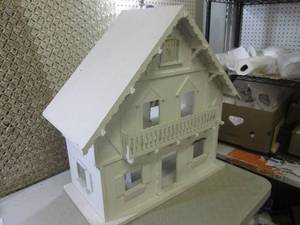 lot 119 image: Wood Play House  28.5 H x 29 W x ...