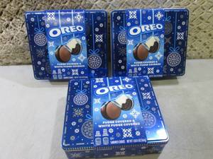 lot 151 image: 3 Tins of Oreo Fudge Covered and Wh...