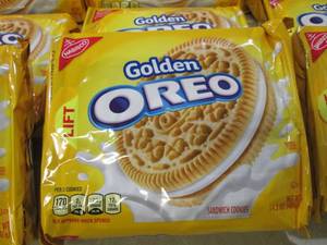 lot 155 image: 9 Packs of Golden Oreo Cookies Best...