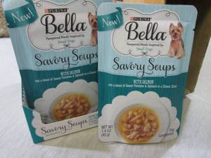 lot 170 image: Box of 16 Purina Bella Savory Soups...